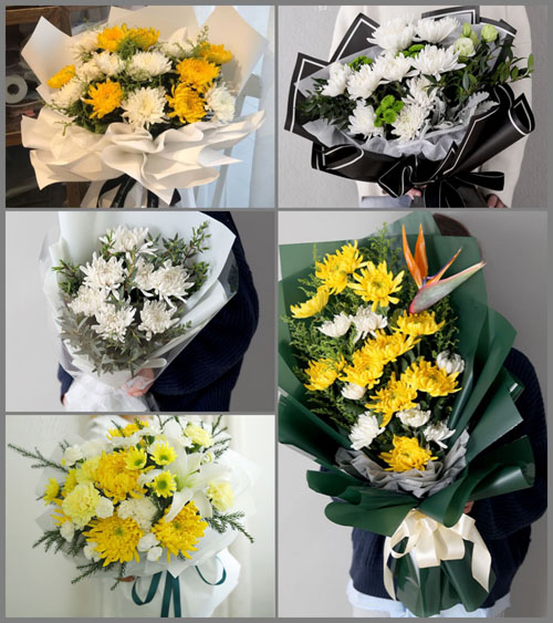 广东韶关市南雄市水口镇大坪村白事花束代送
